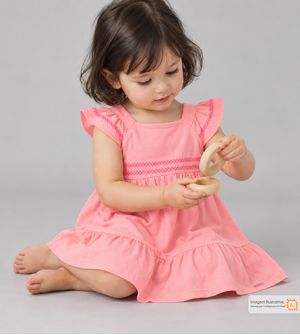Vestido Infantil Rosa