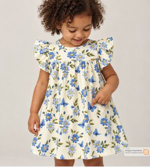 Vestido Infantil Verde