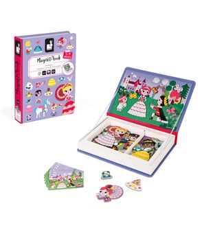 Livro Magnético Princesas com 55 peças Janod