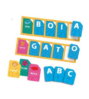 Quebra Cabeça de Encaixe Aprendendo Braille