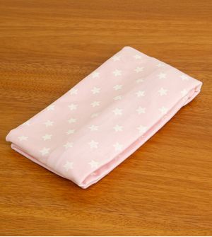 Capa para Almofada de Amamentação Estrelinha Rosa