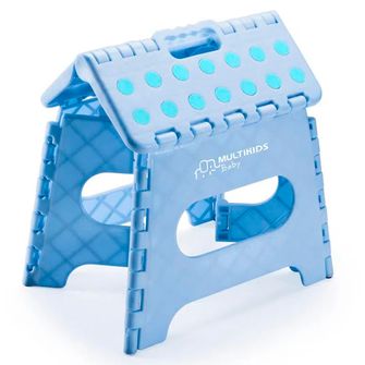 Banquinho Multiuso Dobrável FLOP Azul