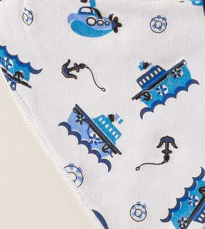Babador Bandana Atoalhado Oceano