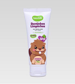 Gel Dental Kids com Flúor - Dentinhos Limpinhos 70g