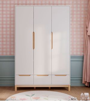 Guarda Roupa 3 Portas e 3 Gavetas Cozy Quater