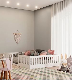 Cama Cercadinho Solteiro Puppi Móbile