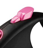 Guia-Retratil-Black-Design-Fita-Preto-Rosa---Flexi-