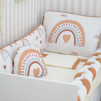 Kit Berço Arco Íris com 7 Peças