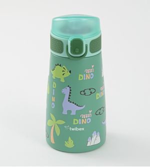 Garrafa Térmica Inox Parede Dupla Dino 3D 350ml Twibex