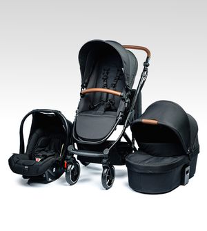Carrinho COMO 4 com Bebê Conforto e Moisés ABC Design