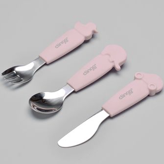 Talheres Flex Steel com 3 unidades Rose - 3067