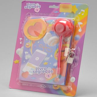 Livro de Segredo com Cadeado - D8135 Musical Minnie Musical