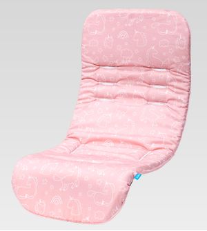 Almofada Viscoelástica para Carrinho Unicórnio Rosa