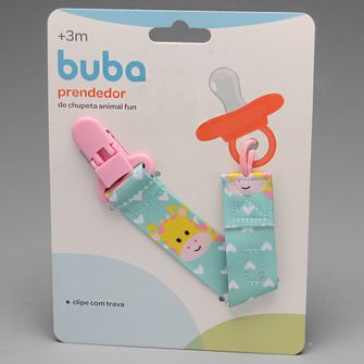 Prendedor de Chupeta Estampado GIRAFA - 12049