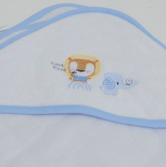 Toalha com Capuz Baby  86cm x 62cm - 20711-Ovelhinhas